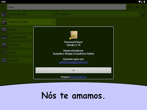 Password Saver: fácil e seguro screenshot 10
