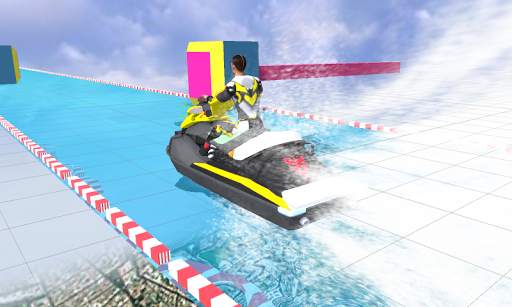 Water Slide Boat Racing Real screenshot 4