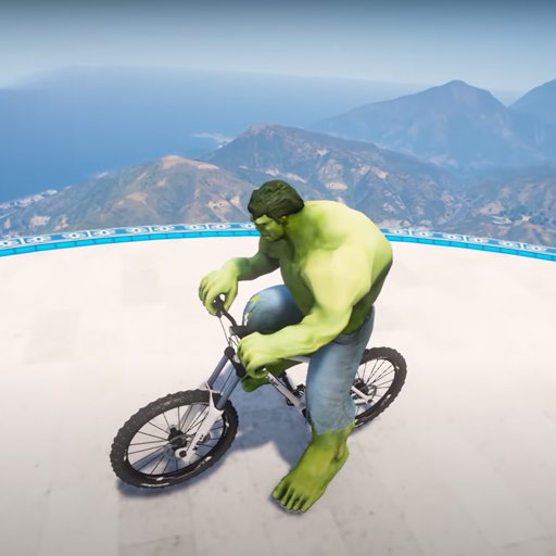 BMX Cycle Race: Superhero Game icon