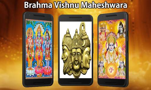Brahma Vishnu Maheshwara Wallpaper screenshot 1