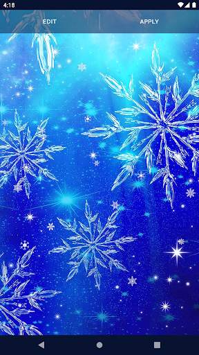 Snowflake Stars Live Wallpaper screenshot 7