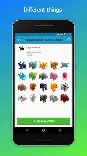 Happy Animalls Sticker for WhatsApp (WAStickers) screenshot 7
