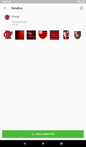 Flamengo Stickers 11 تصوير الشاشة