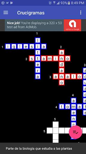 Crucigramas screenshot 3