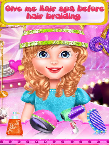 Fairy Fashion Braided Hairstyles games for girls screenshot 7