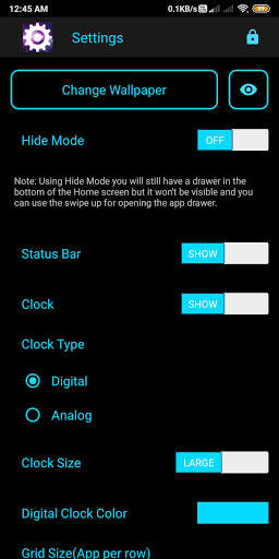 Hidden Launcher screenshot 4