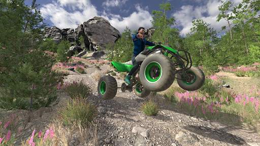 Bike Game Atv Quad Car Offroad screenshot 2