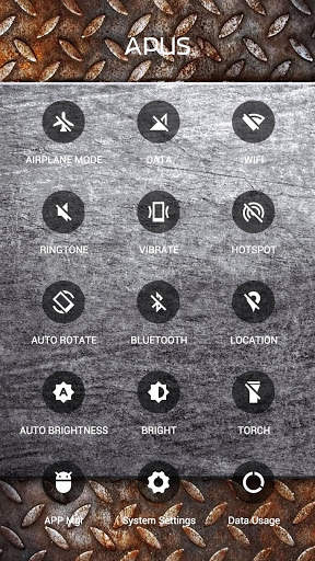 Cool Metal-APUS Launcher theme screenshot 3