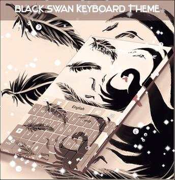 Black Swan Keyboard Theme screenshot 4