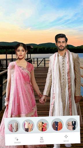 Traditional Wedding Couple Photo Suit Editor screenshot 5