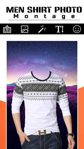 Man Shirt Photo Suit скриншот 3