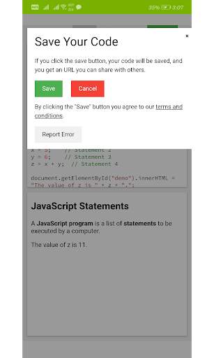 W3Schools screenshot 4