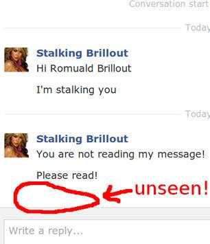 Unseen for Facebook screenshot 1