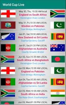 ICC WorldCup Cricket England 2019 screenshot 1