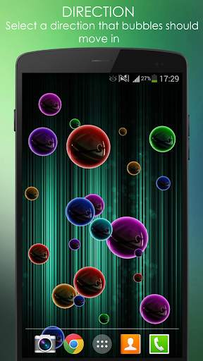 Neon Bubble Live Wallpaper screenshot 5