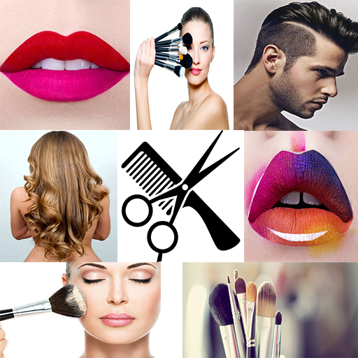 Hair Cutting &amp; Makeup Tutorial Videos icon
