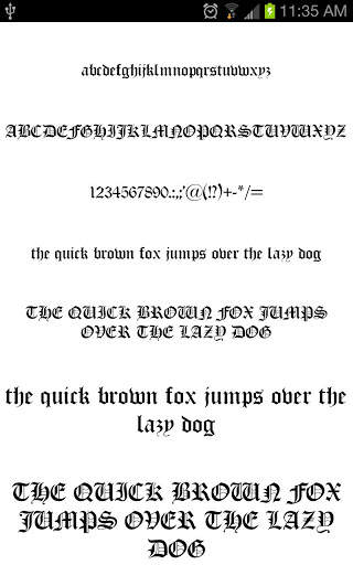 Royal Fonts for FlipFont free screenshot 4