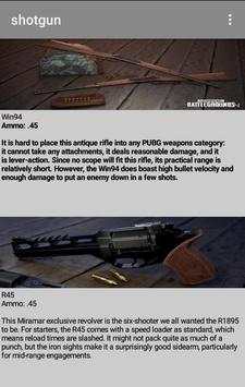 PUBG Gun Information screenshot 2