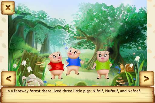 Three Little Pigs - Fairy Tale with Games screenshot 2