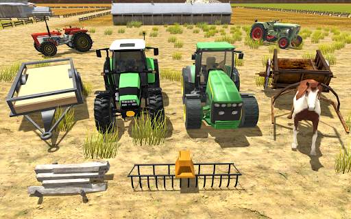 Offroad Tractor Trolley Simulator Cargo Driver 3D screenshot 4