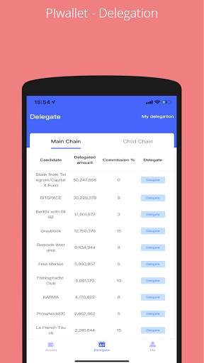 PIwallet screenshot 2