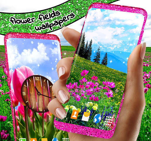 Flowers Live Wallpaper 🌻 Flower Field Wallpapers screenshot 2