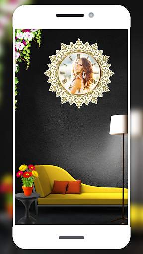 Photo Clock Live Wallpaper : Clock Photo editor 7 تصوير الشاشة