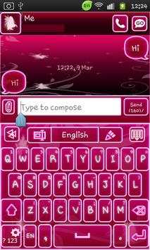 Go Keyboard Fairy Pink screenshot 1
