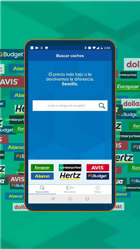 Aplicación de alquiler de coche Argus Car Hire screenshot 1