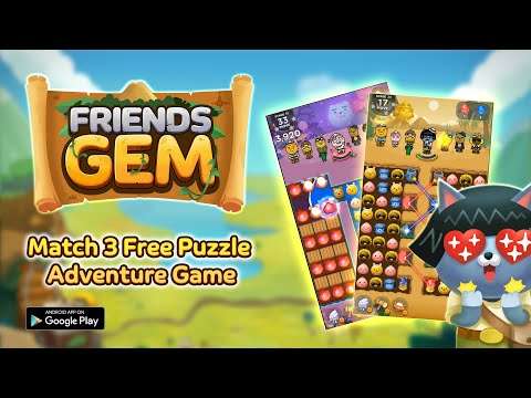 Friends Gem Treasure Squad! : Match 3 Free Puzzle screenshot 2