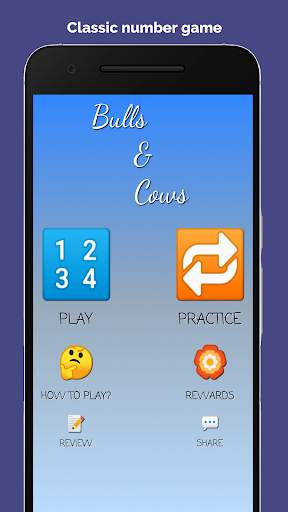 Bulls and Cows : the number game 🔢 screenshot 1