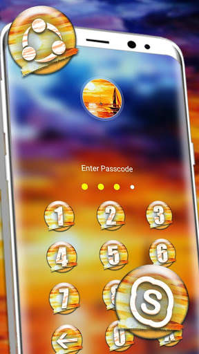 Sunset Painting Launcher Theme screenshot 5