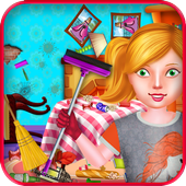 Princess Room Cleaning Game icon