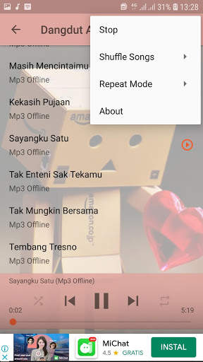 Cintaku Satu - Lagu Dangdut Arya Satria Offline screenshot 6