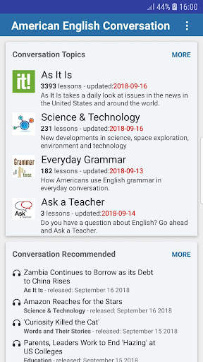 American English Conversation скриншот 1