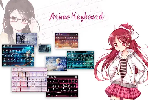Keyboard - Anime Keyboard screenshot 1