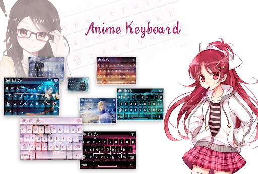 Keyboard - Anime Keyboard screenshot 1