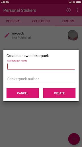 Personal Stickers Maker and Collection screenshot 4