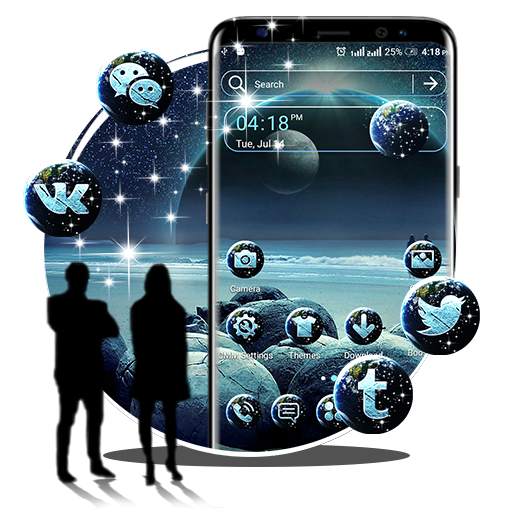 Galaxy Ocean Launcher Theme 2.1