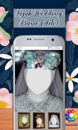 Hijab Wedding Frame Editor screenshot 2
