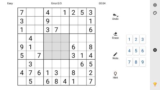Sudoku screenshot 1