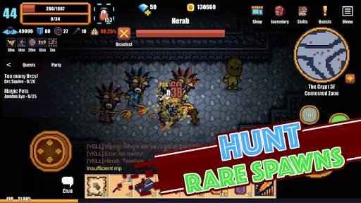 Pixel Knights Online 2D MMORPG MMO RPG screenshot 4