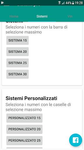 Sistemi Lotto free screenshot 2