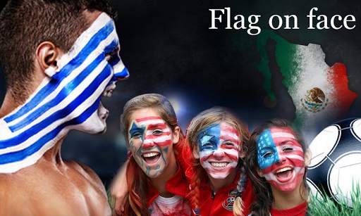 flag on face - photo editor 2018 5 تصوير الشاشة