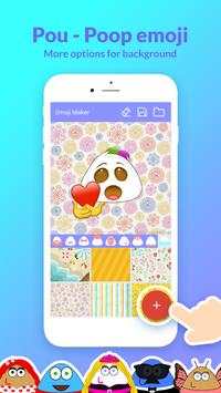 Pou Emoji Maker Animoji Phone X- Game Pou for Free screenshot 4