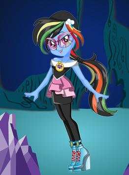 Dress up Rainbow Dash EverFree screenshot 3