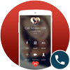 Call Screen Theme Love أيقونة