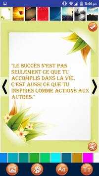 Citations inspirantes Français 4 تصوير الشاشة