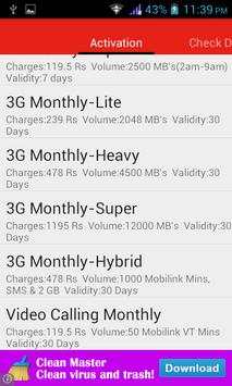 Mobilink 3G Bundles screenshot 2