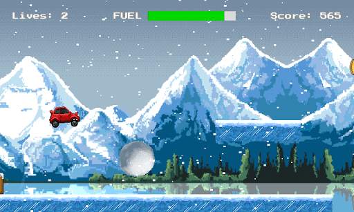 Jumping Race - Retro Game Car Racing screenshot 3